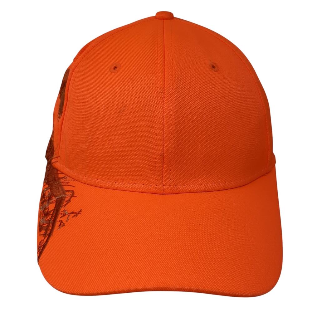Wildlife Series Dri-Duck Strapback Baseball Cap Orange One Size Adjustable Poly